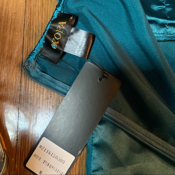 Rouched Sateen Cocktail Dress - Picture 6 of 6